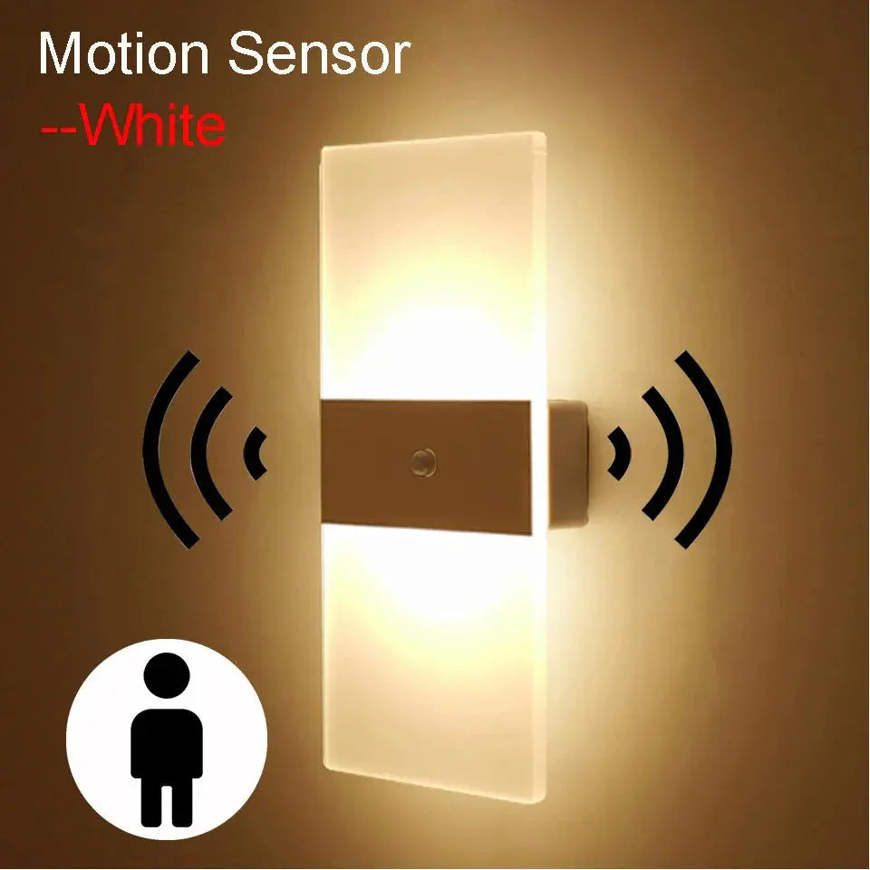 Lumière Éclatante - Berøringsløsning Vegglampe USB-oppladbar