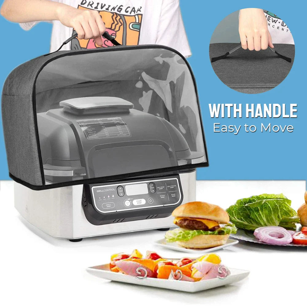 Norvo | Kjøkkenbeskyttelse Brødrister & Airfryer Deksel | Støvbeskyttelse med Lommer | Vanntett & Lett å Tørke Av | For Ninja Foodi Grill, Airfryer, Brødrister & Mikrobølgeovn