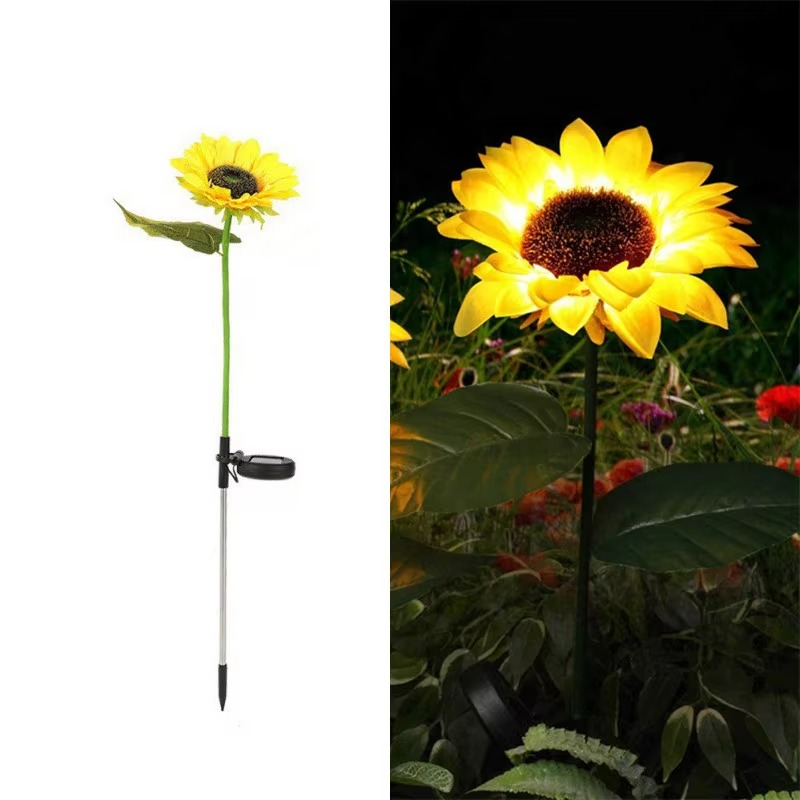 Norvo | Solcelledrevet LED Solsikkelykter for Hager og Gårder