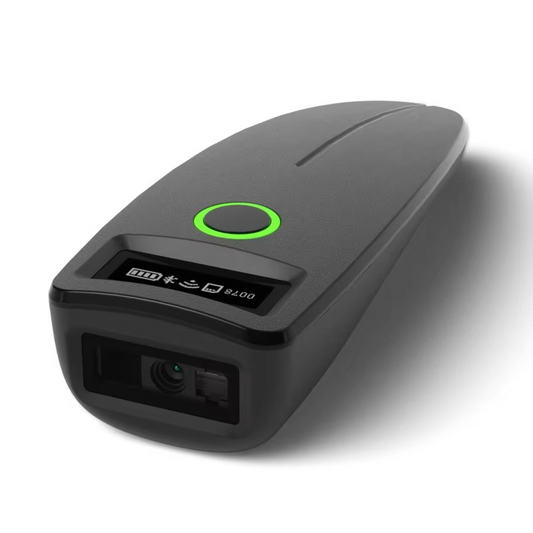 Norvo | Bærbar strekodeskanner med OLED-skjerm og vibrasjonsfeedback