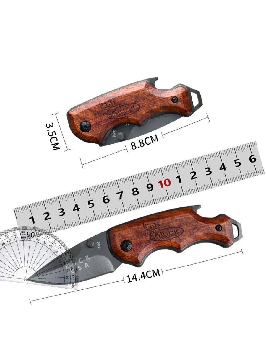 Norvo | Bærbart sammenleggbart kniv - For utendørs- og husbruk, inkludert fruktkniv og lommekniv for enkel transport