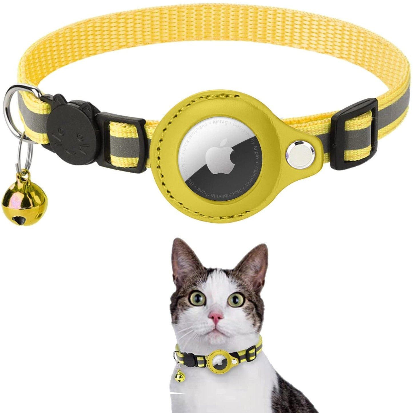 AirTag Kat Sporingskrage - GPS Finder & Anti-Tap