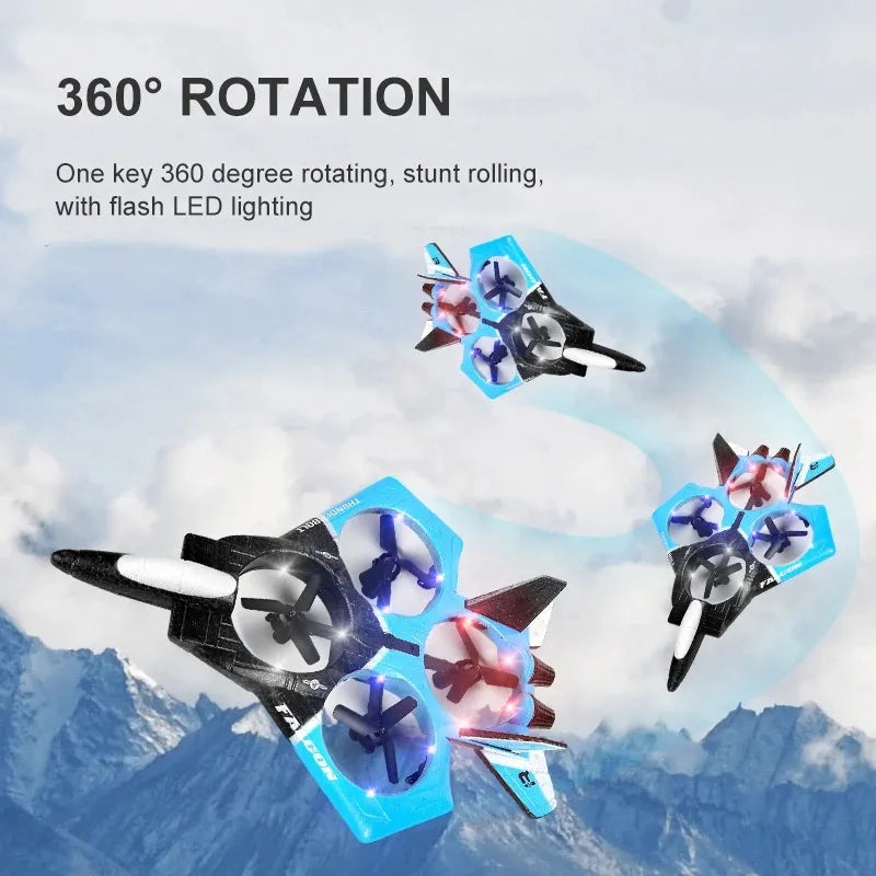 Norvo | Holdbar Skum Fjernkontroll Drone Lekefly