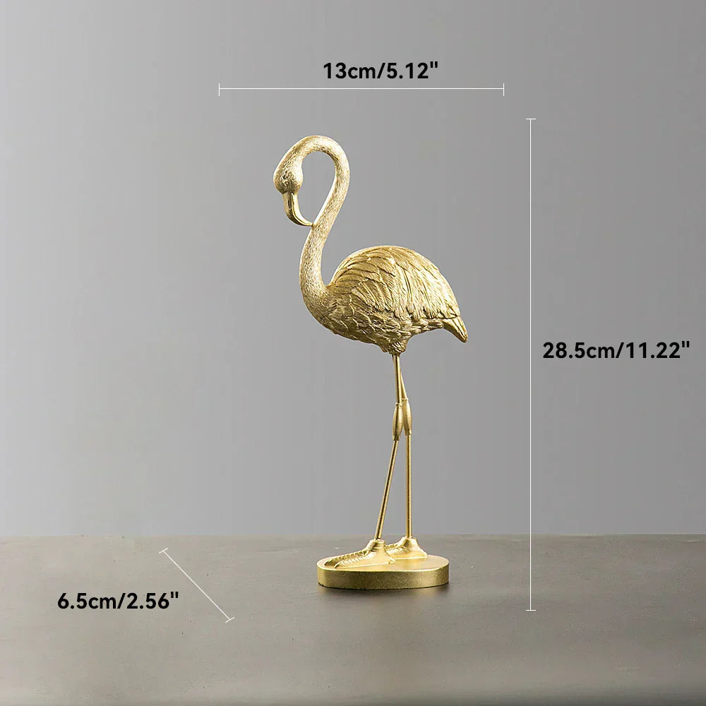 Flamora dekorativ flamingo figur – Eleganse og unik karakter for hjemmet Norvo