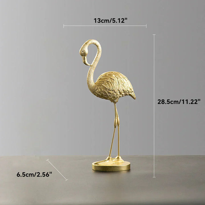 Flamora dekorativ flamingo figur – Eleganse og unik karakter for hjemmet Norvo