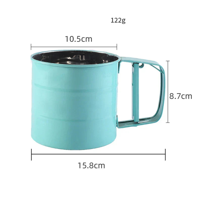 Norvo | Håndholdt Kjøkken Mel Sifter Semi-Automatisk Kjøkken Gadget