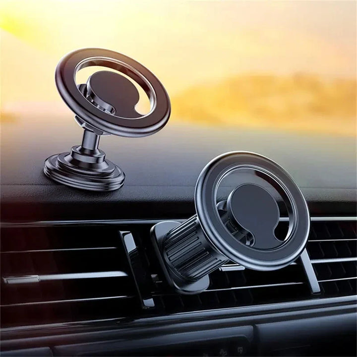 Norvo | MagnoGrip AutoMount Magnetisk Telefonholder for Bil | 360° Rotasjonsbar | Sterkt Hold for iPhone, Samsung & Co.