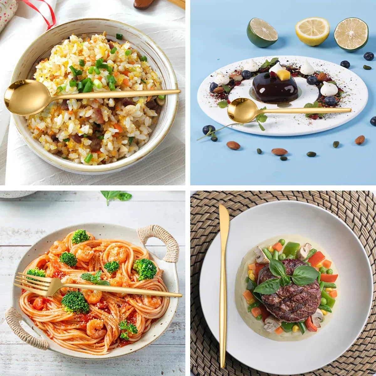 Norvo | RoyalMirror – Luksus Gull Bestikksett