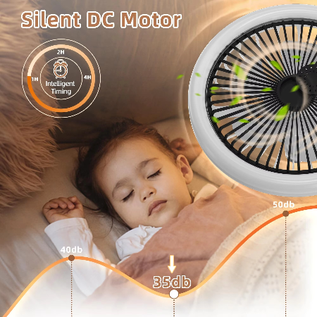 Norvo | Slank Takvifte med Integrert Lys – Perfekt for Moderne Soverom