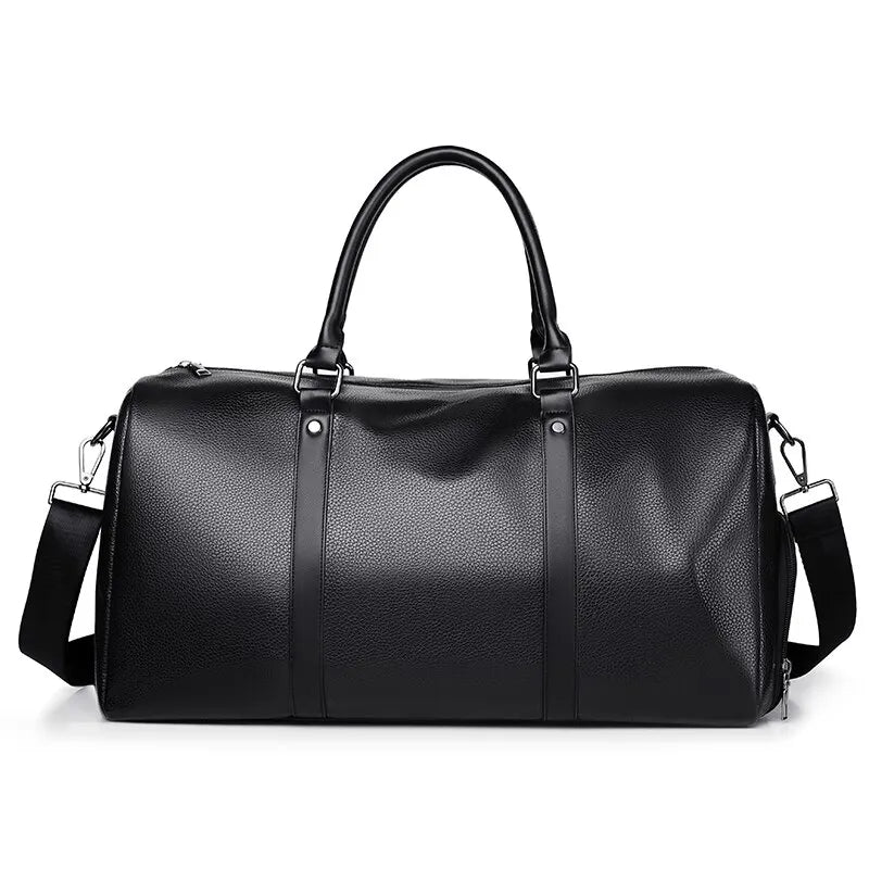 Norvo | Reiseveske Ravemo Roadster | Retro sportveske laget av vanntett PU | 44×33×21 cm | For korte turer, trening & motorsykkelkjøring
