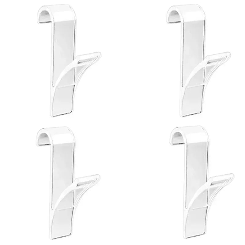 Norvo | HeatHook Radiator Hooks Set | 4-Pack | Plassbesparende & Gjennomsiktig | For Bad & Kjøkken
