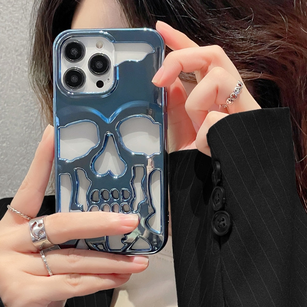 Norvo | Gothic Midnight Skull Telefonveske