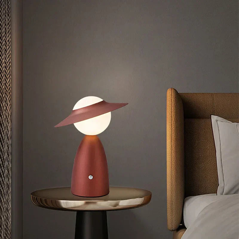 Norvo | Batteri Bordlampe Mann med Hatt