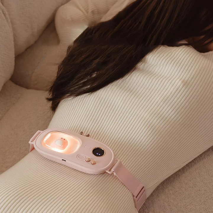 Norvo | Trådløs elektrisk menstruasjonsvarmende midjebånd - USB-oppladbar justerbar varmepute