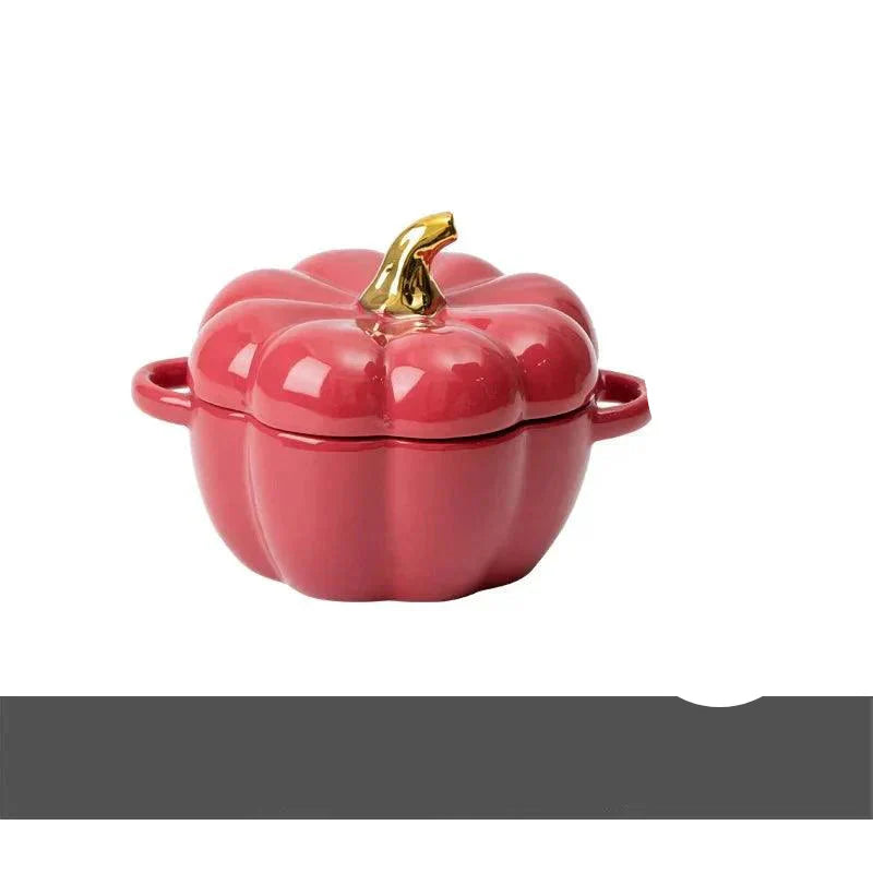 Norvo | Stilig keramisk gresskar bolle for servering av retter