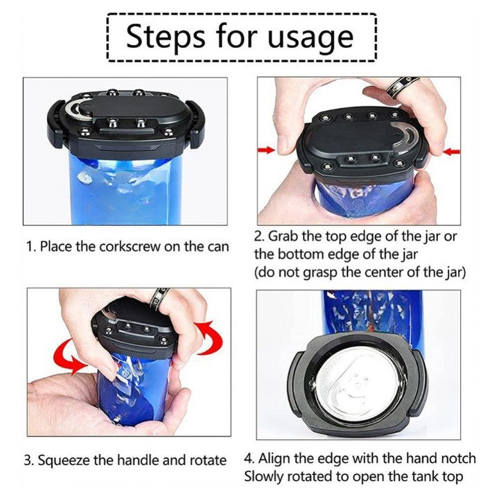 Norvo | Gjenbrukbar Bærbar Boksåpner Flaskeåpner