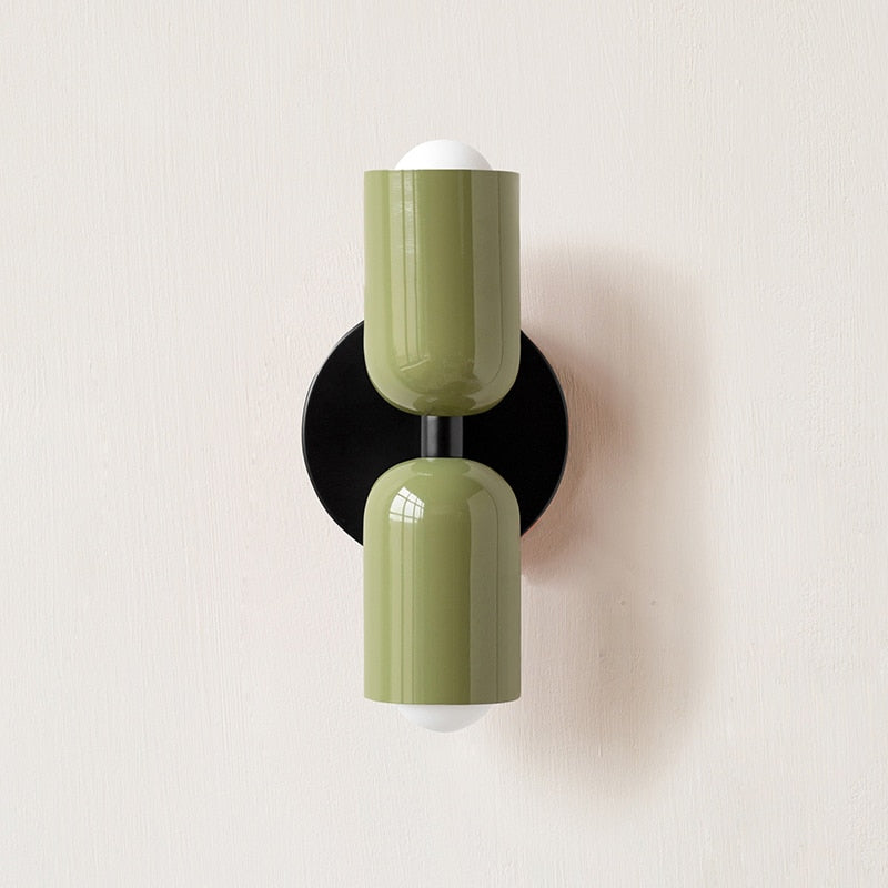 Norvo | Livlig, minimalistisk vegglampe med to lyspærer