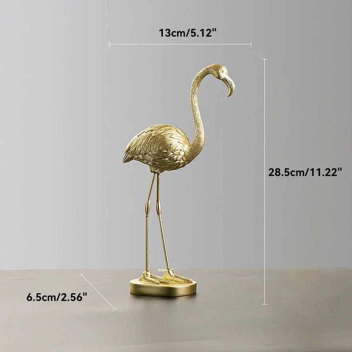 Flamora dekorativ flamingo figur – Eleganse og unik karakter for hjemmet Norvo