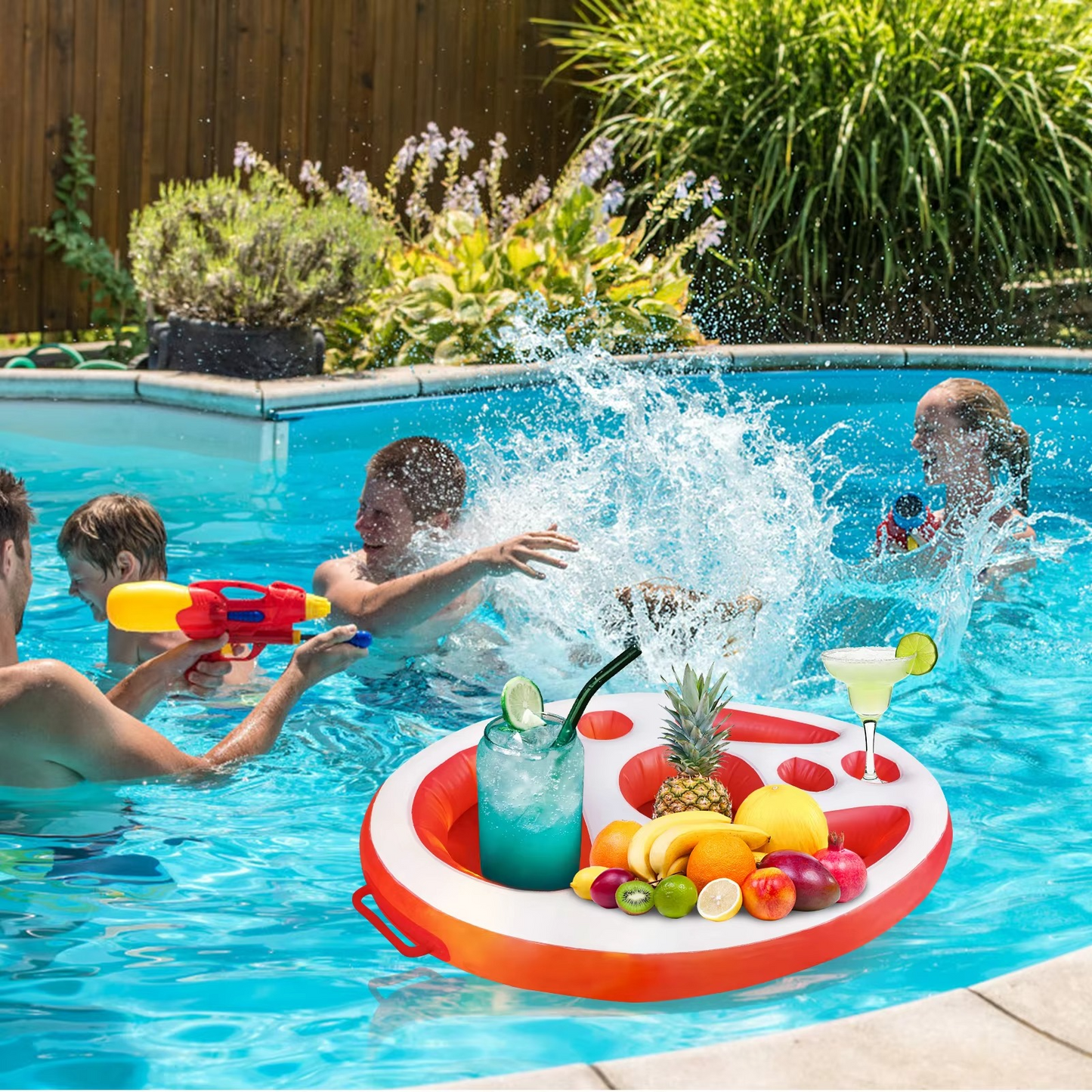 Norvo | Ultimate Pool Party Flytende Drikke- og Snackbar