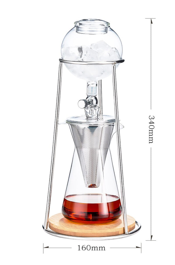 Norvo | Vintage Art Brew Glass Gjenbrukbar Drypp Kaffe Kanne