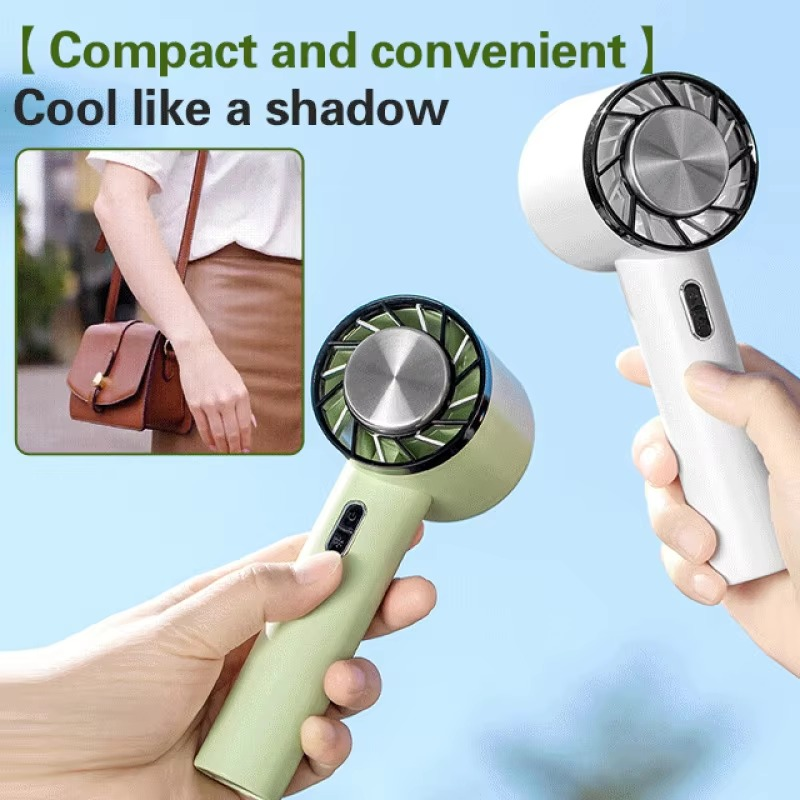 Norvo | Bærbar Oppladbar Campingvifte med 2200mAh Batteri og 3 Hastighetsinnstillinger