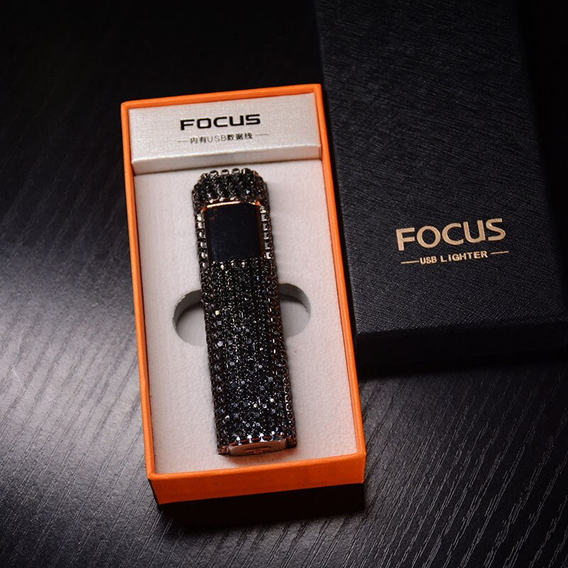 Norvo | Glitterstein Rhinestone Oppladbar Bærbar Tenner