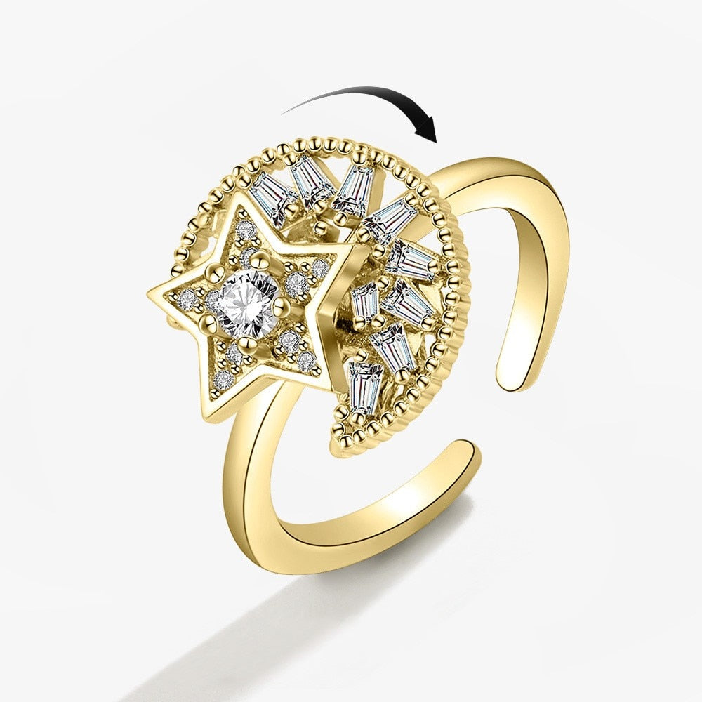 Norvo | Celestial Galaxy Roterbar Ring