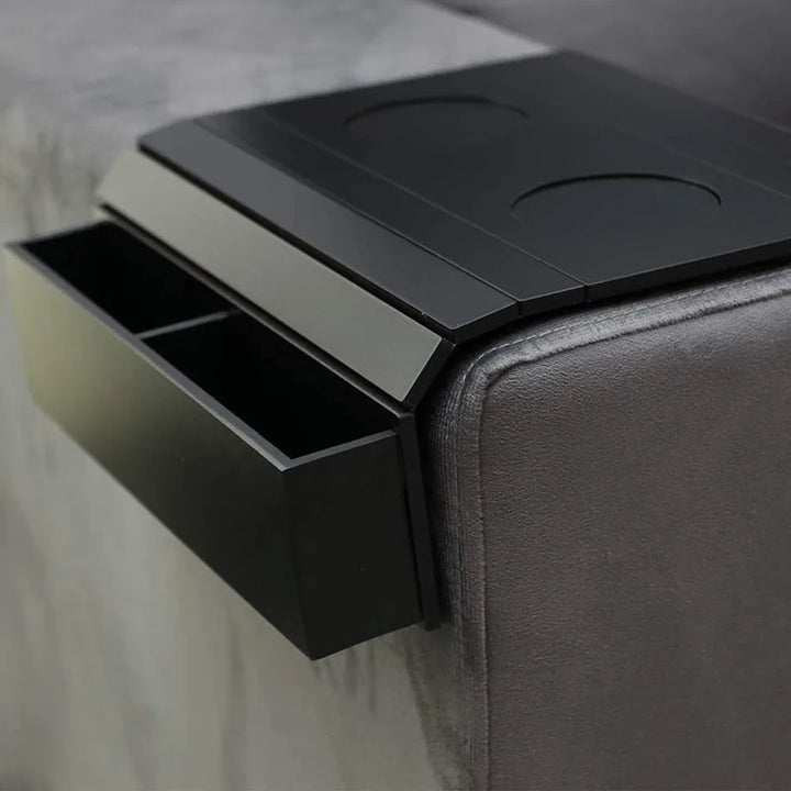 Minimalist Bamboo Sofa Armrest Organizer | Norvo