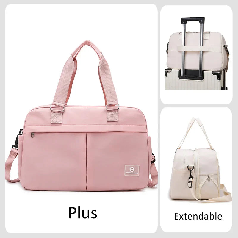 Norvo | LuganoPack Reisesekk Stor | Utskiftbar & Flerlags | Kabinbagasje & Helgetreiseveske | God plass til oppbevaring