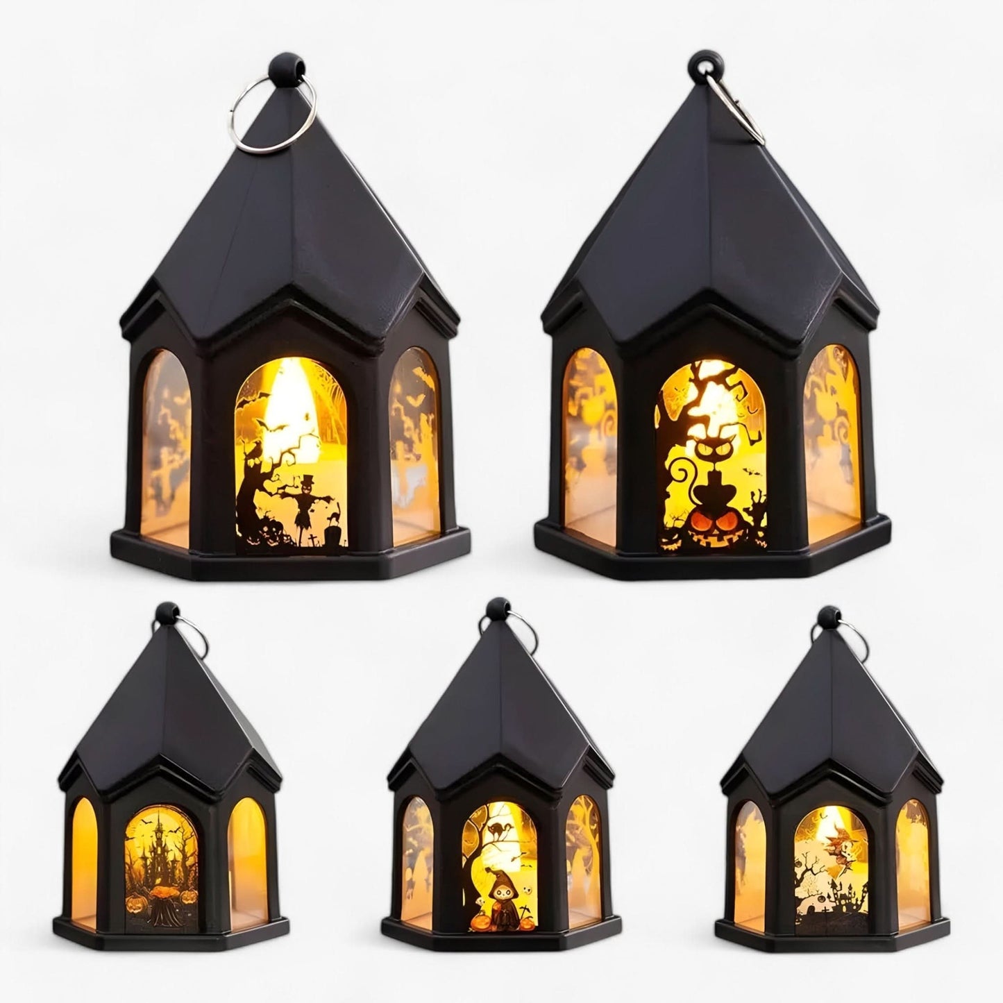 Norvo | Diana | Halloween Gresskar Lanterne - Koselig Lys for Spooky Dekorasjon