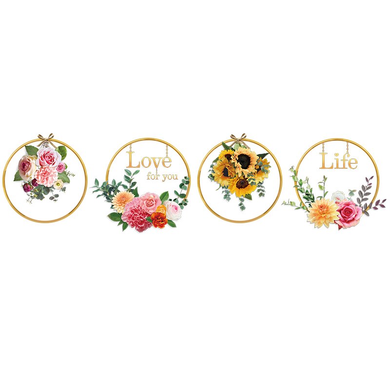 Norvo | 3D Nature Vind Grønn Plante Veggklistremerke