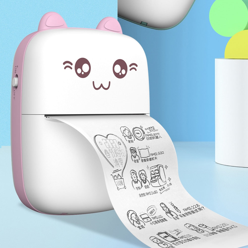 Norvo | Mini Kat Termisk Bluetooth Etiket Skriver