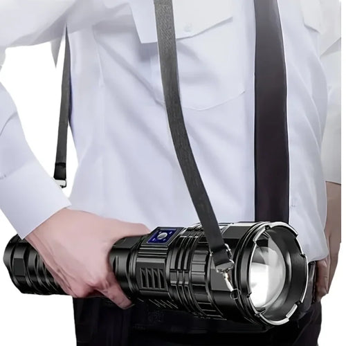 Norvo | Oppladbar 10000 Lumen LED lommelykt 1+1 GRATIS – Striker
