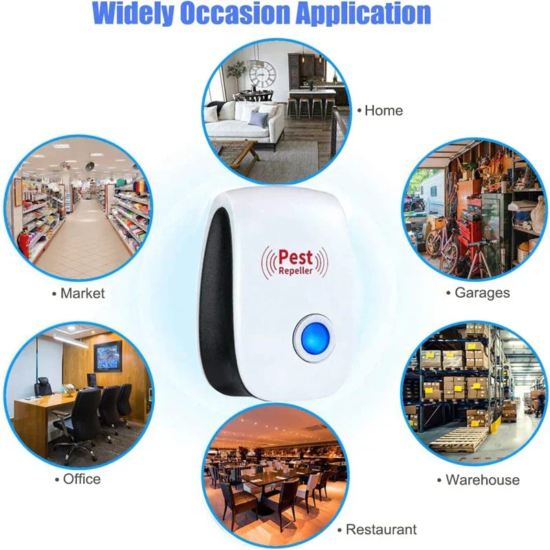 Norvo | Skadedyrkontroll, ultralyd, mus, kakerlakker, insekter, rotter, edderkopper, mygg, skadedyrkontroll, husholdning, uønskede dyr