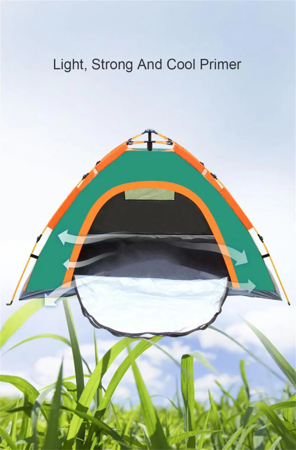 Norvo | Automatisk Camping Parasol Telt
