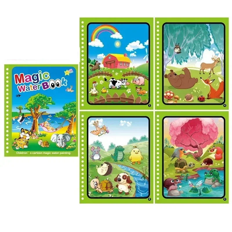 Norvo | Barn Gjenbrukbar Vann Malebok