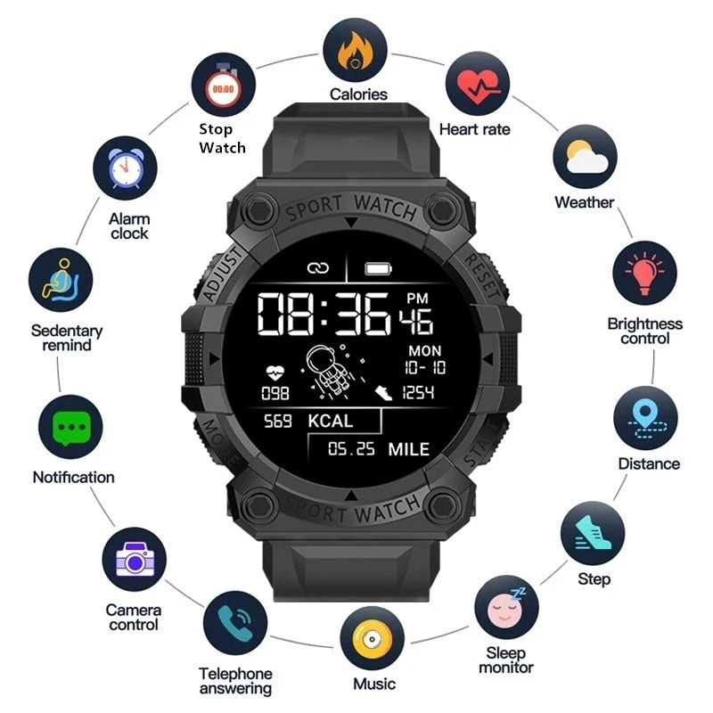 Norvo | Helse Monitor Bluetooth Smart Klokke