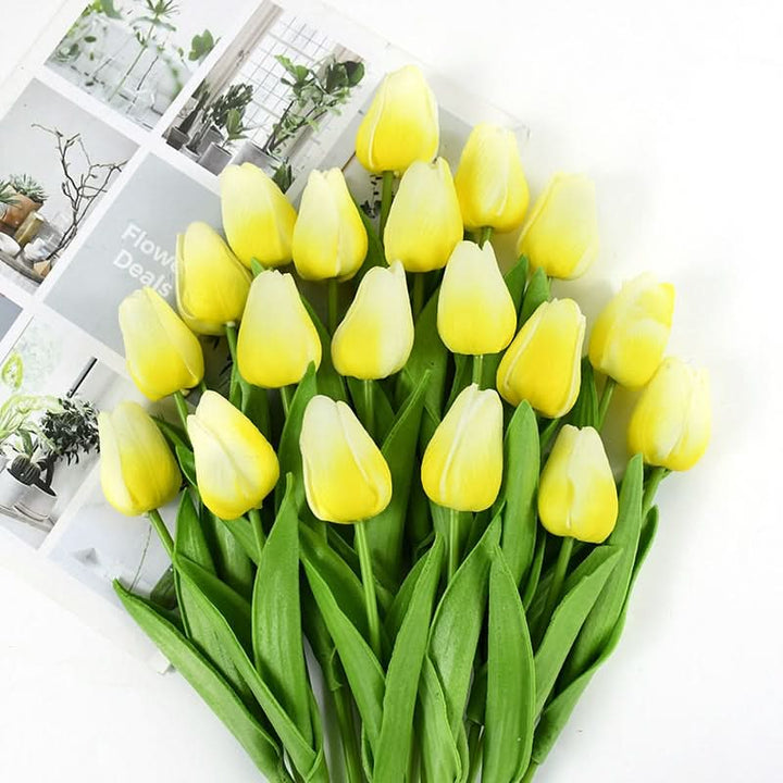 Norvo | Kunstig Tulipanbukett med Realistiske Livaktige Blomster