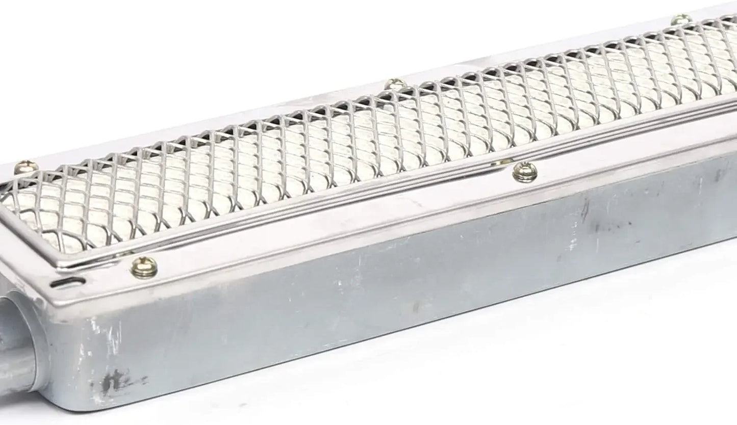 Norvo | ThermaGrill Gassgrill med Infrarød Keramisk Brenner | Rustfritt Stål | Rektangulær 41 × 8 × 5.8 cm | Røykfri & Energieffektiv | For Gastronomi & Utendørs