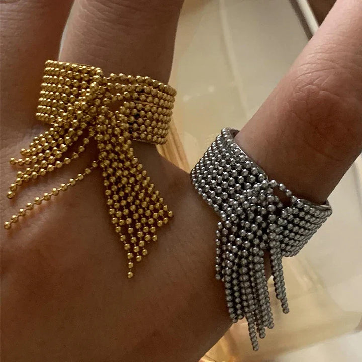 Norvo | 18K Gull Tussel Statement Justerbar Ring