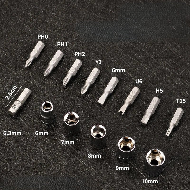 Norvo | Modulær Hode Ratt Skrutrekker Verktøysett