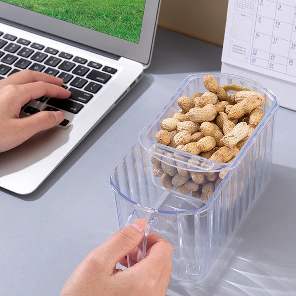 Norvo | Klar Stable Transparent Dobbelt-Lags Kurv