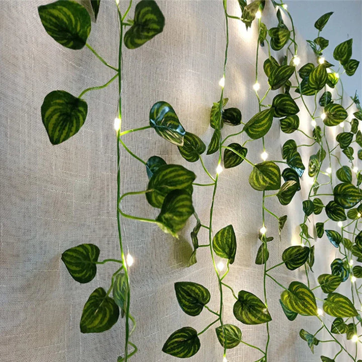 Norvo | Kunstige vinplanter med LED-lamper for oppheng