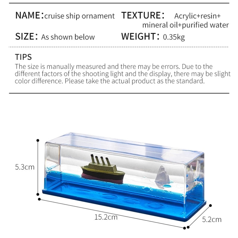 Norvo | Cruise Ship Drift Glass Bottle
