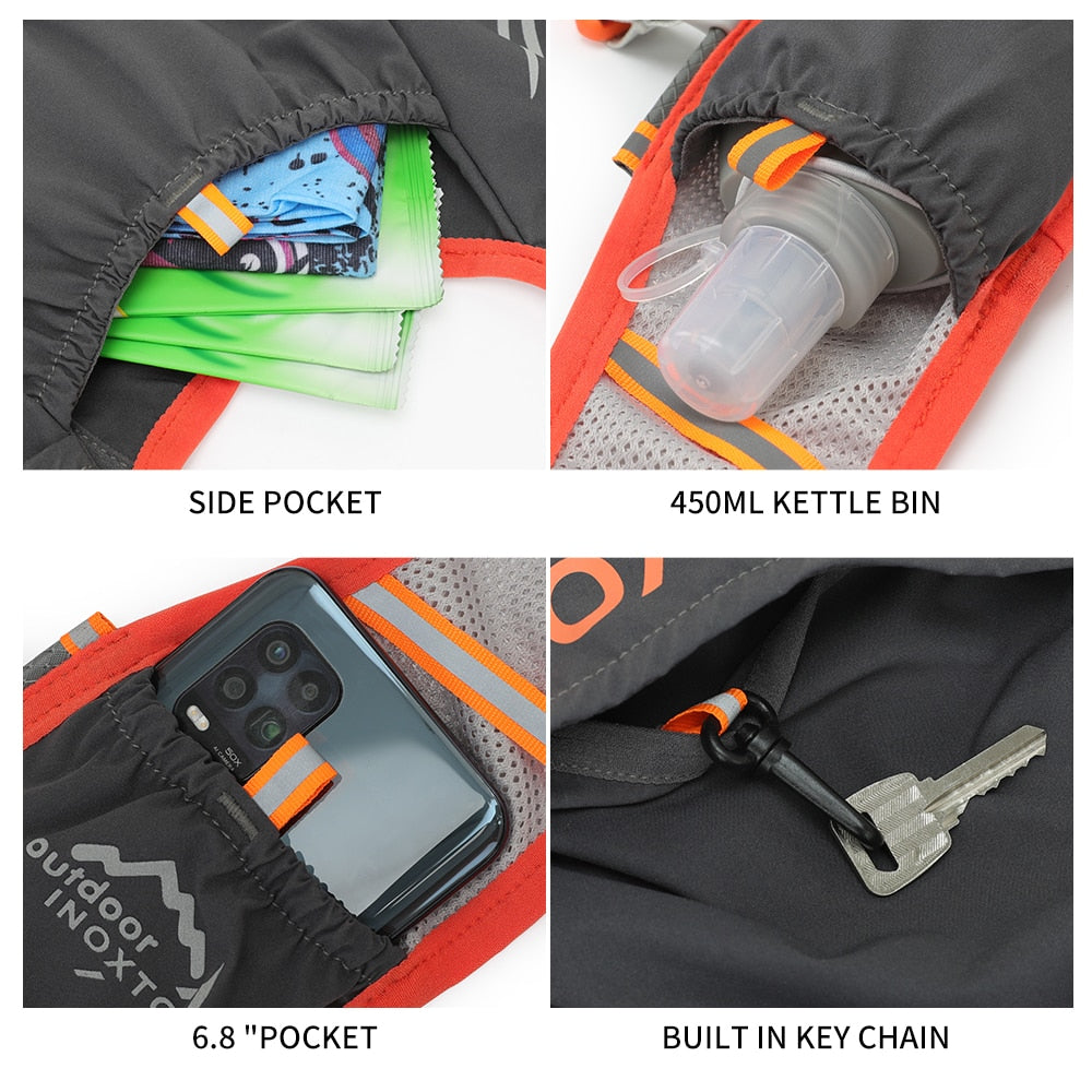 Norvo | Hike Racer Pustende Vest Løpe Ryggsekk