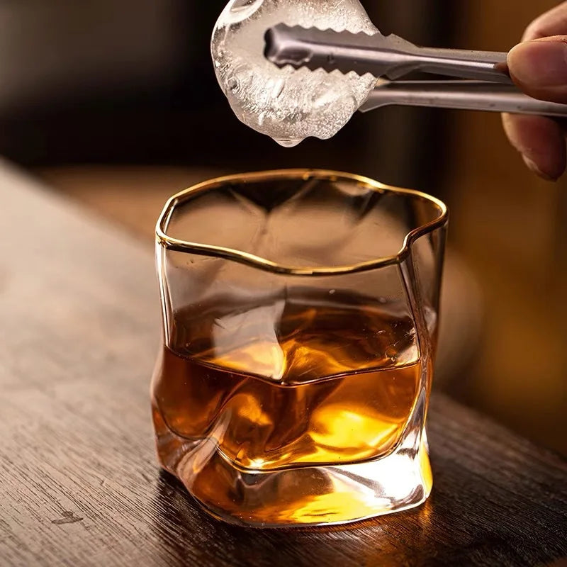 Texturert Whiskey Glass 2-delt Sett Norvo