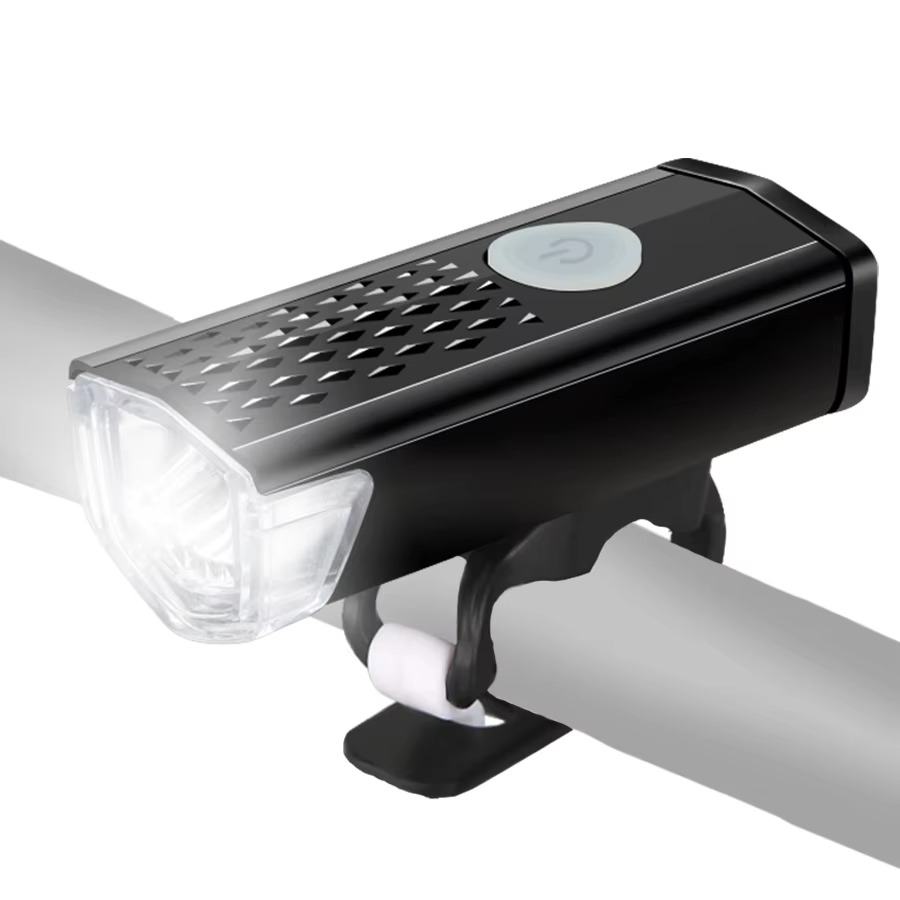 Norvo | USB Oppladbart Sykkel Front- og Baklys Sett med LED Hodelykt for Nattsykling