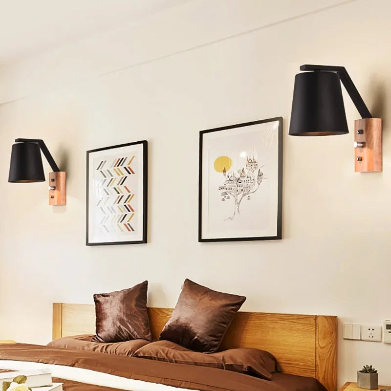 WoodGlow Light – LED Vegglampe for Soverom Norvo
