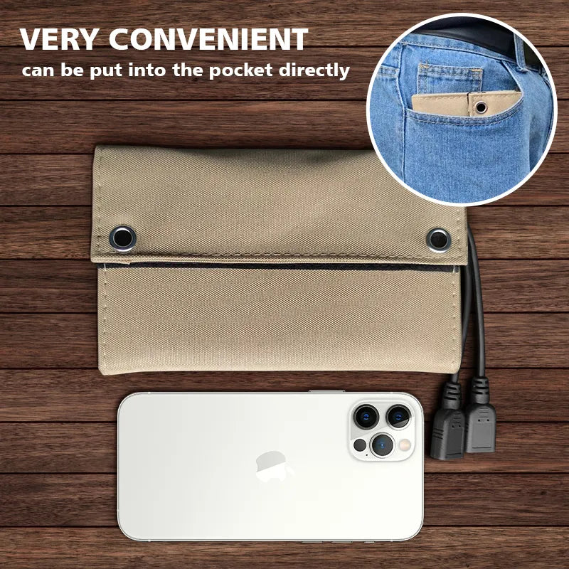 Norvo | Bærbar solpanel USB strømbank