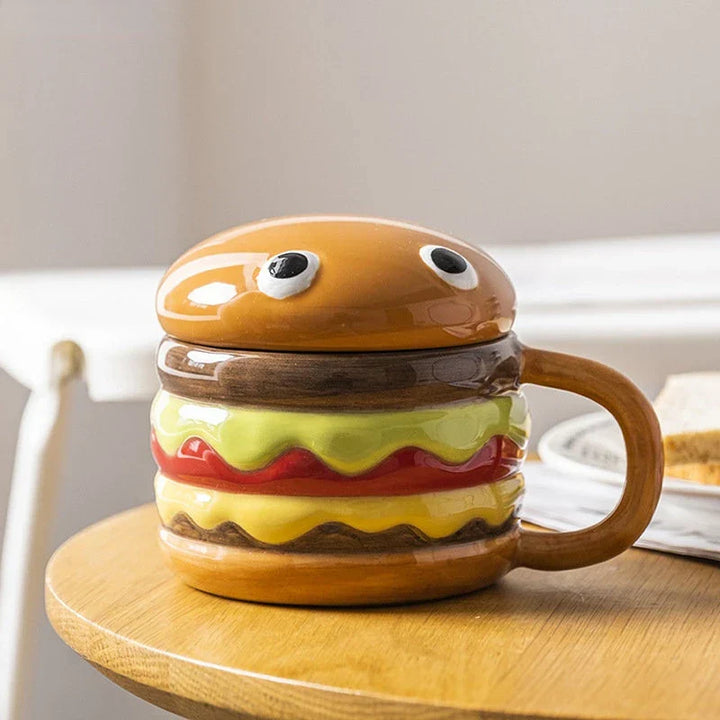 Norvo | Deilig Hamburger-Formet Keramisk Hamburger Kopp